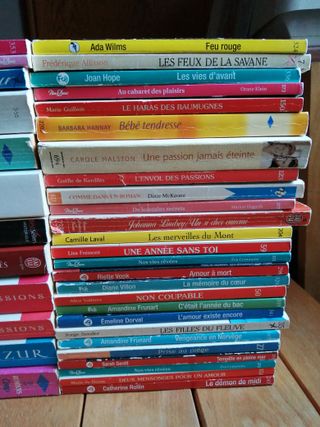 Lote 38 libros amor en francés