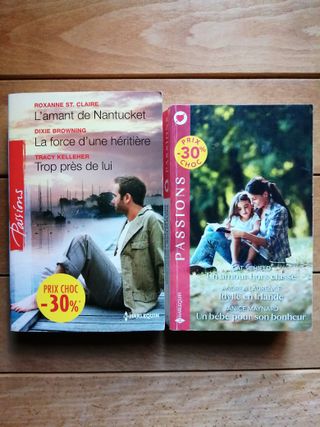 Lote 38 libros amor en francés