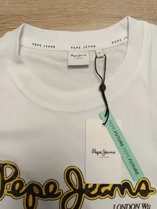 Camiseta Pepe Jeans Blanca Talla M