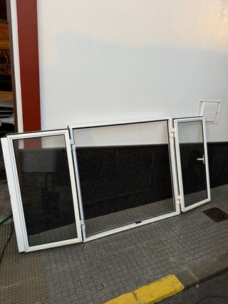 Puerta y ventanas aluminio nuevas