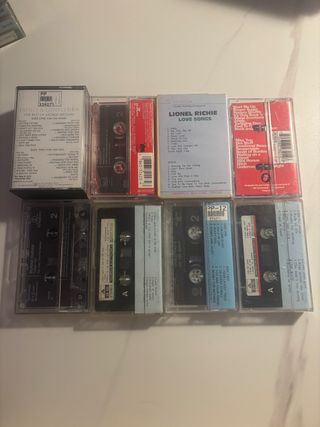 Lote 9 Casetes: Pop/Rock Internacional y Nacional