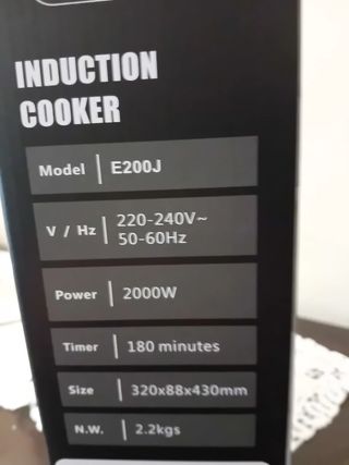 Piastra ad induzione De Maison 2000W