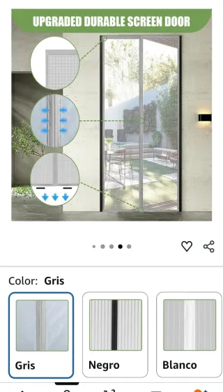 Mosquitera magnética 130 x 210 NUEVA