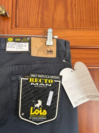 Lois Jeans Recto Vintage Negro - Talla 44