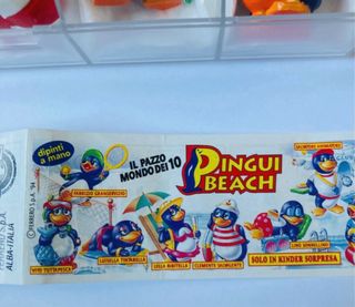 Serie Completa Kinder Pinguibeach 1994