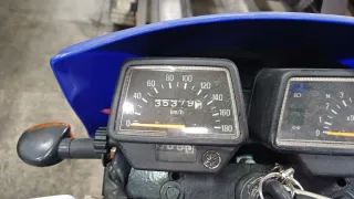 Yamaha XT600E Azul/Blanco