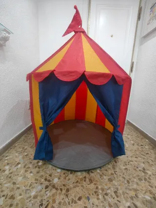 circo infantil ,carpa ,tienda de juguete para niño