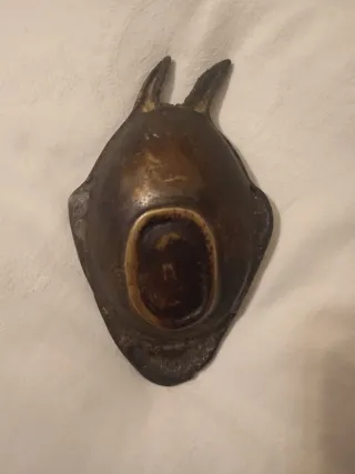 Posacenere Demone Bronzo Vintage