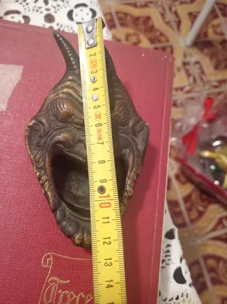 Posacenere Demone Bronzo Vintage