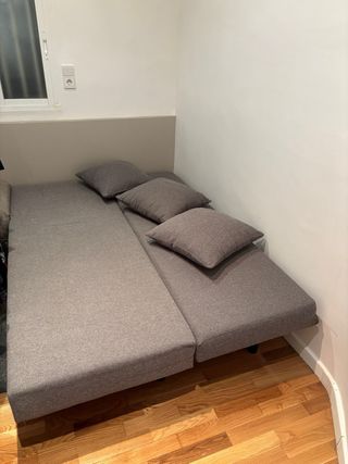 Sofá cama Ikea ASARUM gris