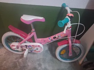 Bicicleta infantil rosa Minnie Mouse