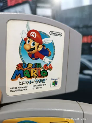 Mario Tennis y Super Mario 64 N64 JPN