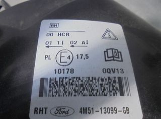Faro 4m5113099gb ford focus berlina (cap) 4786691