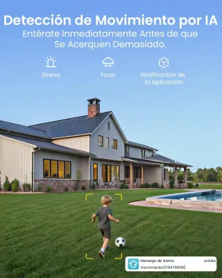 Cámara Vigilancia WiFi Exterior ieGeek 9000mAh