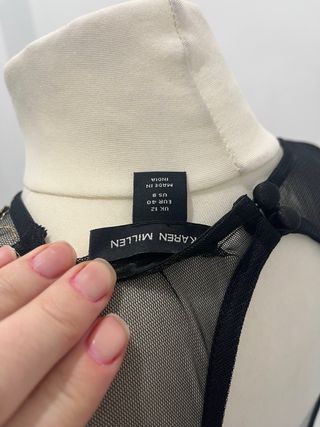 Vestido de fiesta negro y dorado