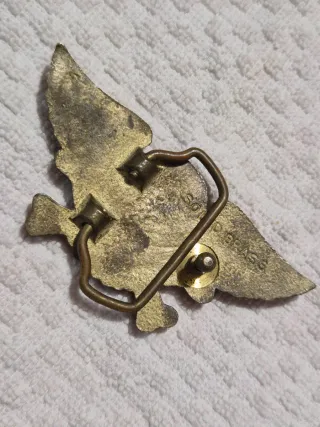 Fibbia Vintage Rara Baron Solid Brass