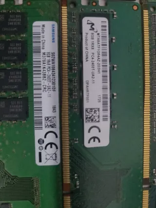 8 Memorias RAM DDR4 64GB (8x8GB)