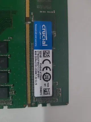 8 Memorias RAM DDR4 64GB (8x8GB)