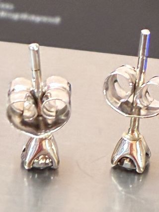 Pendientes Oro 18k Diamantes Naturales