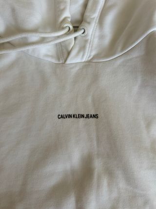 Sudadera Calvin Klein Blanca