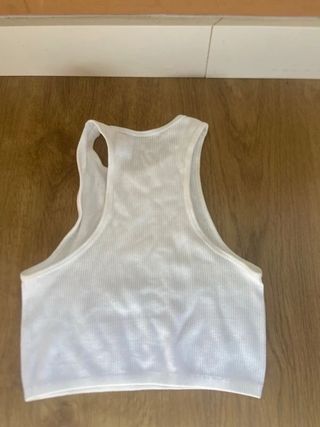 Top blanco talla S