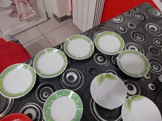 Set piattini tazzine assortiti