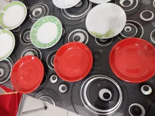 Set piattini tazzine assortiti