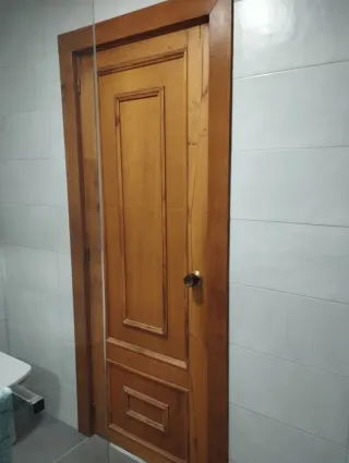 Puertas de castaño macizo interior