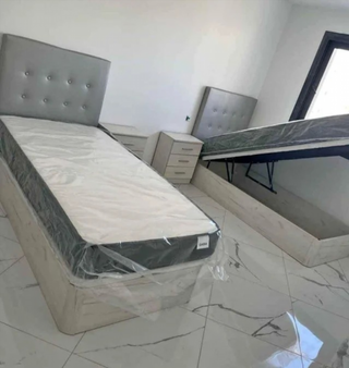 Letto a Soppalco Elegante con Testiera - Disponibile con Materassi di Diverse Densità