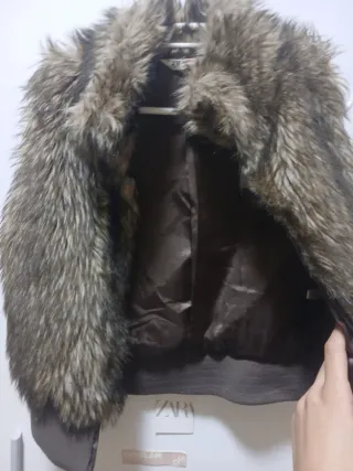 Chaleco , chaqueta de pelo