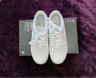Nike Air Force 1 White Gold