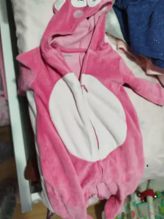 Mono de bebé niña rosa