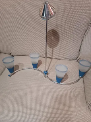 Lámpara de techo moderna 4 plafones