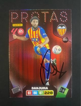 Cromo Danjuma Protas Firmado Adrenalyn XL