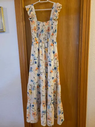 Vestido blanco floral