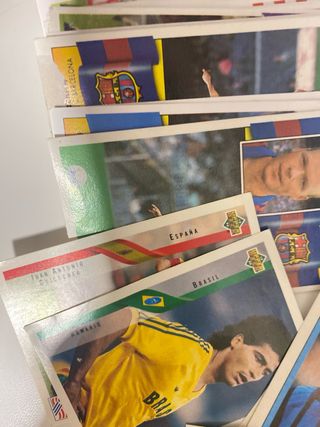Lote cromos fútbol 90s