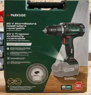 Taladro Atornillador Parkside 20V