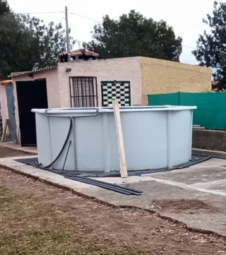 Piscina desmontable redonda + depuradora