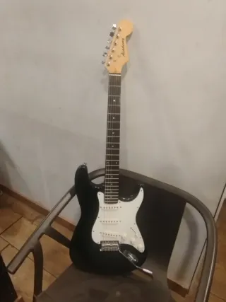 Guitarra Eléctrica Negra Academy nueva