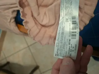 Top Mango coste rosa cipria