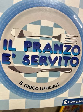 Gioco da tavolo Il pranzo è servito Clementoni