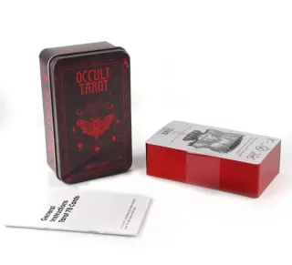 Cartas Tarot Oculto Caja Metálica