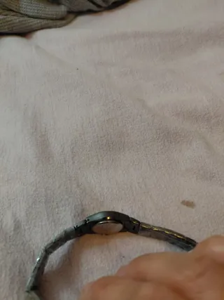 Reloj Armani Negro y Plateado