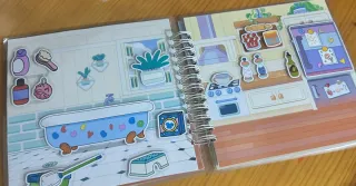 BLUE Libro interactivo velcro