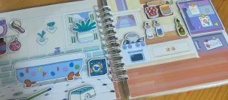 BLUE Libro interactivo velcro