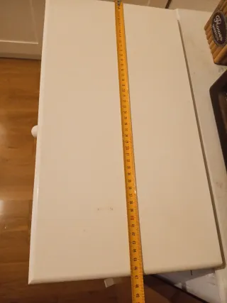 Armario baño madera blanco