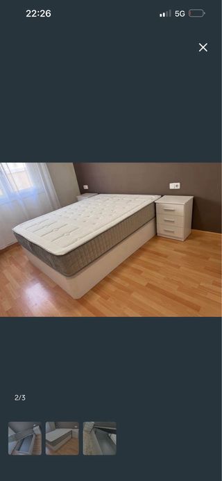 Canapé y colchón oferta