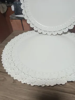 5 Bandejas Plástico Decoradas