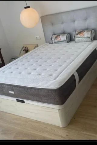Canapé abatible y colchón oferta