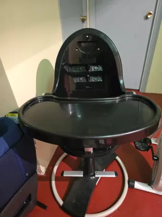 Trona de bebé negra
